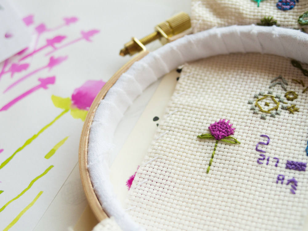 embroidery　刺繍