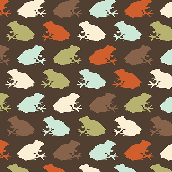 frog pattern design by Hitomi Kimura